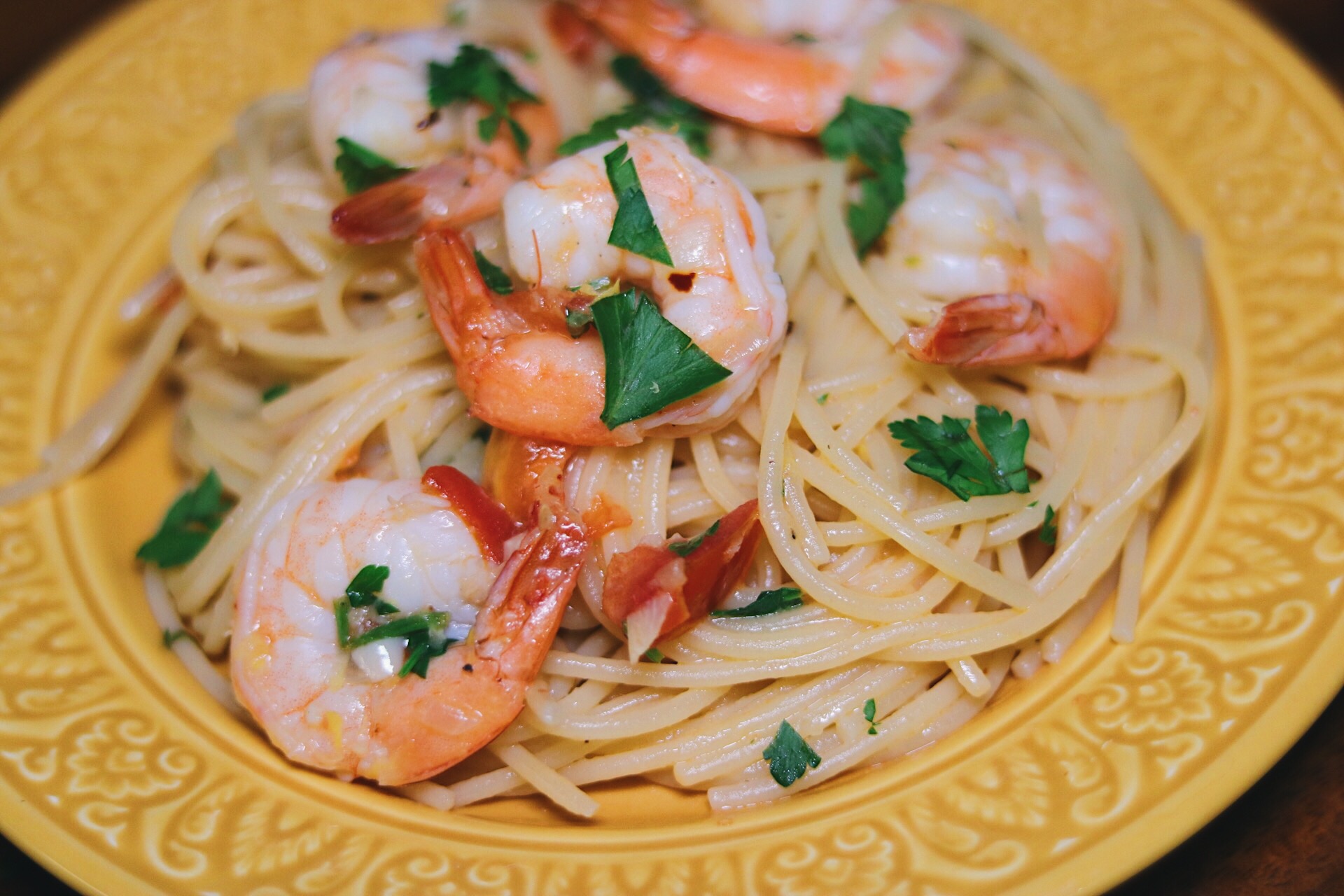 Lemon Shrimp Scampi