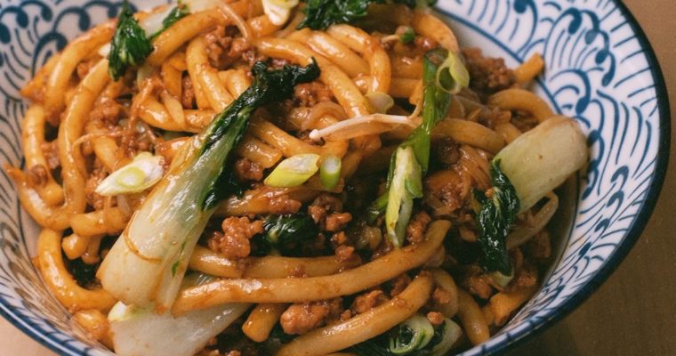 Yaki Udon (Stir Fried Udon Noodles)